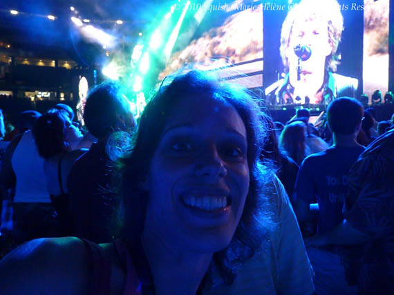 Marie-Hélène Cyr - Bon Jovi show at the Gillette Stadium, MA, USA (July 24, 2010)